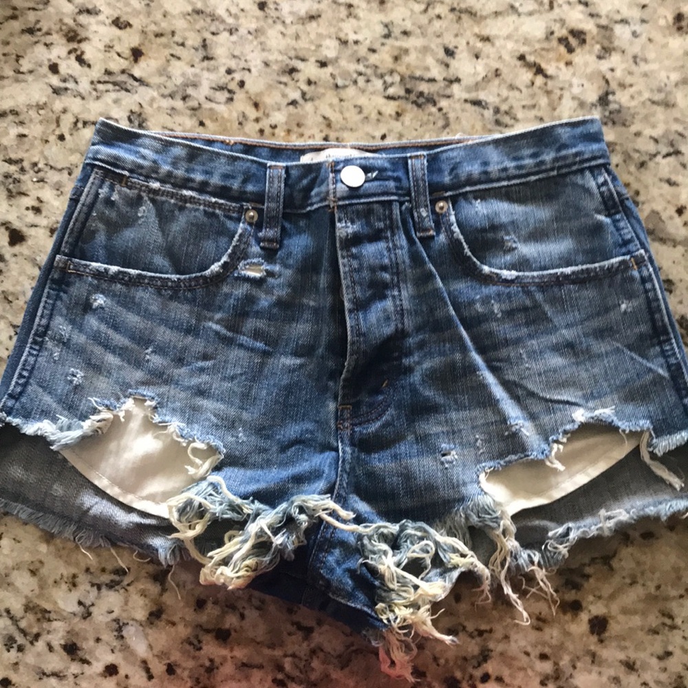 Abercrombie and Fitch high waisted shorts